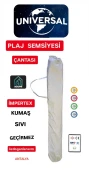 ADA Sıvı Geçirmez Plaj ve Bahçe Balkon Şemsiyesi 2 Mt ve 1.80 Cm Şemsiyesi Taşıma Çantası Kılıfı - 1