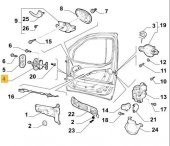 Fiat Doblo Alfa Romeo 156 Ön Kapı Gergi Yayı 51799708 - 4