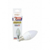 HOROZ 5 WATT MUM LED AMPUL (E-14 İNCE DUYBEYAZ RENK)(350 LM)1 YIL GARANTİ (5 ADET KARGO BEDAVA) - 1