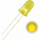 10 Adet - 5mm Diffused Led - Sarı (Yellow) - Arduino, Deney - 1