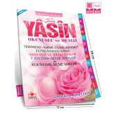 Merve Yayınları - Yasini Şerif Açıklamali ve Mealli Orta Boy Pembe - 1