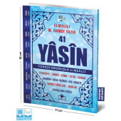 Yasini Şerif Mavi Renk Türkçe Okunuşlu ve Mealli Çanta Boy - 1
