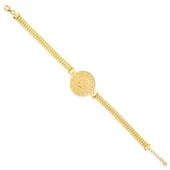 Yarım Altın Bileklik Ziynet Viyana Zincir - 2