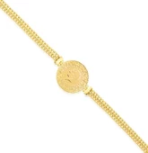 Yarım Altın Bileklik Ziynet Viyana Zincir - 3