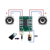 PAM8403 2X3W Stereo Ses Amfilikatörü 5V Mini Amfi Ses Yükseltici - 2