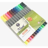 Masis Brushpen Çift Taraflı Keçeli Kalem 12 Li - 2