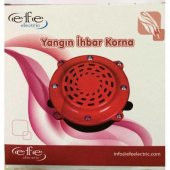 YANGIN İHBAR KORNASI 220V EFE MARKA - 1