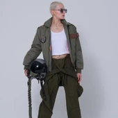 YAKALI Pilot Montu Haki Kumaş SYK88_H - 7