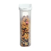 Moonstar Kuru Gıda Bakliyat Saklama Kabı 3 LT 6 Lı Set Beyaz-MAS-101L - 2