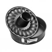 Zenker 6507 Black Metalic Kek Kalıbı Kelepçeli 24 cm - 1