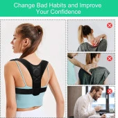 Ankaflex Dik Durus Durma Düzelme Korsesi Bel Sırt Korse Aparat Kemerli Korse thumbnail 5