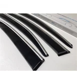 Honda Civic 2012-2016 Krom Cam Rüzgarlıgı Fabrikasyon thumbnail 3