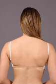 New Bra 8310 Kadın Sırtı Şeffaf Desteksiz Sütyen - 6