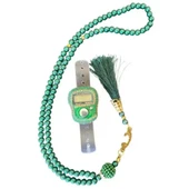 Taşlı Zikirmatik Tesbih Seti - 1