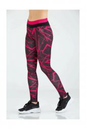 Umbro Kadın Dijital Baskılı Tayt Vd-0019 Sea Tights VD-0019/FUCHSIA - 1