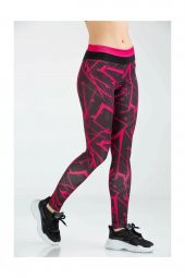 Umbro Kadın Dijital Baskılı Tayt Vd-0019 Sea Tights VD-0019/FUCHSIA - 2