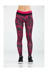 Umbro Kadın Dijital Baskılı Tayt Vd-0019 Sea Tights VD-0019/FUCHSIA - 3
