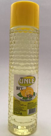 ÜNLE Limon Kolonyası 150 cc 80 Derece Plastik Şişe ÜCRETSİZ KARGO - 1