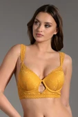 New Bra 3014 Destekli Dantelli Sütyen - 5