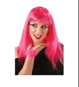 Uzun Pembe Renk Parti Peruğu thumbnail 2