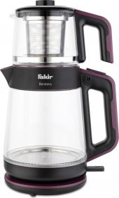 Fakir Bestea 1900 W Cam Çay Makinesi - Siyah-Violet - 1