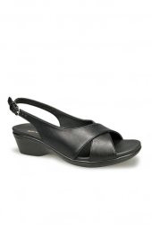 Ceyo 9922 Comfort Anatomik Kadın Sandalet Siyah 36-40 - 1