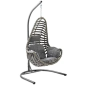 Capri Swing Milas Tekli Rattan Bahçe Salıncağı | Balkon Salıncağı - 1