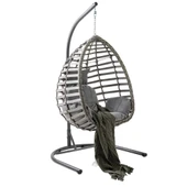 Capri Swing Gümbet Tekli Rattan Bahçe Salıncağı | Balkon Salıncağı - 1