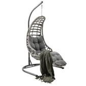 Capri Swing Bodrum Tekli Rattan Bahçe Salıncağı | Balkon Salıncağı - 1