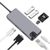 DAYTONA FIX FC09 8Lİ TİPC-2USB TFSD RJ45 HDMI PD - 5