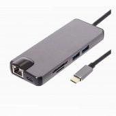 DAYTONA FIX FC09 8Lİ TİPC-2USB TFSD RJ45 HDMI PD - 1