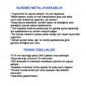 Nunemo 3 Lü Metal Ayakkabılık (KAHVERENGİ-KREM) 3 Farklı Renk Seçeneğiyle - 5