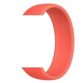 KNY Apple Watch 42 MM İçin Solo Loop Silikon Kayış-Kordon Large Turuncu - 1