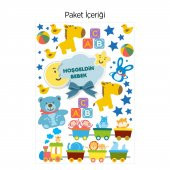 Hoşgeldin Bebek-2 Duvar Sticker 50x70 cm - 2