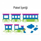 Tren Duvar Sticker 145x43 cm - 2