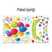 Doğum Günü Partisi-1 151x112 cm Duvar Sticker - 2