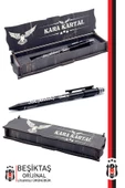Beşiktaş Orijinal Lisanslı Plastik Gövde Versatil Uçlu Kalem 0.7 Hediyelik Ahşap Kutulu - 11