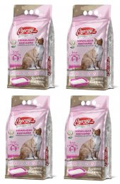 Energy Bentonit Kedi Kumu Bebek Pudrası Kokulu 10 Lt - 4 Paket - Toplam 40 Lt - 1