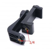Tripod, Monopod Vb. 1/4 İnç Sabitleyiciler için Telefon Tutucu - 7