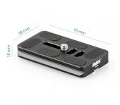 Arca-Swiss Standardı Manfrotto, Benro VB. İçin Ayex PU-70 Plate - 4