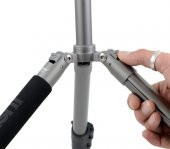 JUSINO X-423S Tripod + BS-08Q Tripod Kafası Silver (Gümüş) - 8