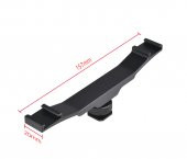 DSLR için Flaş Bracket iki Girişli Flaş, Led, Mikrofon Tutucu - 5