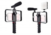 Telefonlar İçin Ayex Profesyönel Video Rig Cage, Video Çekim Kafe - 11