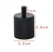 5/8 inç Mikrofon standını 1/4 İnçe Dönüştürücü Vida Adaptörü - 4