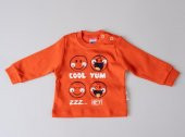 Kız Erkek Bebek 3-12 Ay Gülücük Emoji Desenli 2li Takım - 5