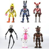 msy ES17052 Fnaf Five Nights At Freddys 6 Figür Bir Arada - 1