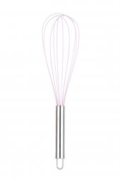 Metal Saplı Açık Mor Silikon Çırpıcı - 1