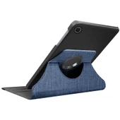 Samsung Galaxy Tab A T510/T515/T517 Kılıf Fabric 360 Derece Döner Standlı - 9