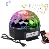 Bluetooth SD AUX USB LED Disco Lamba Topu SpeakerX - 2