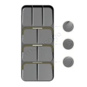 9 Bölmeli Çekmece İçi Kaşıklık Çekmece Düzenleyici Organizer - 5